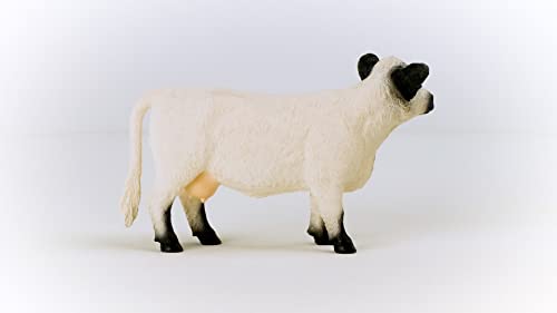 Schleich Galloway Cow Figurine - Realistic Farm Animal Toy for Kids Ages 3+