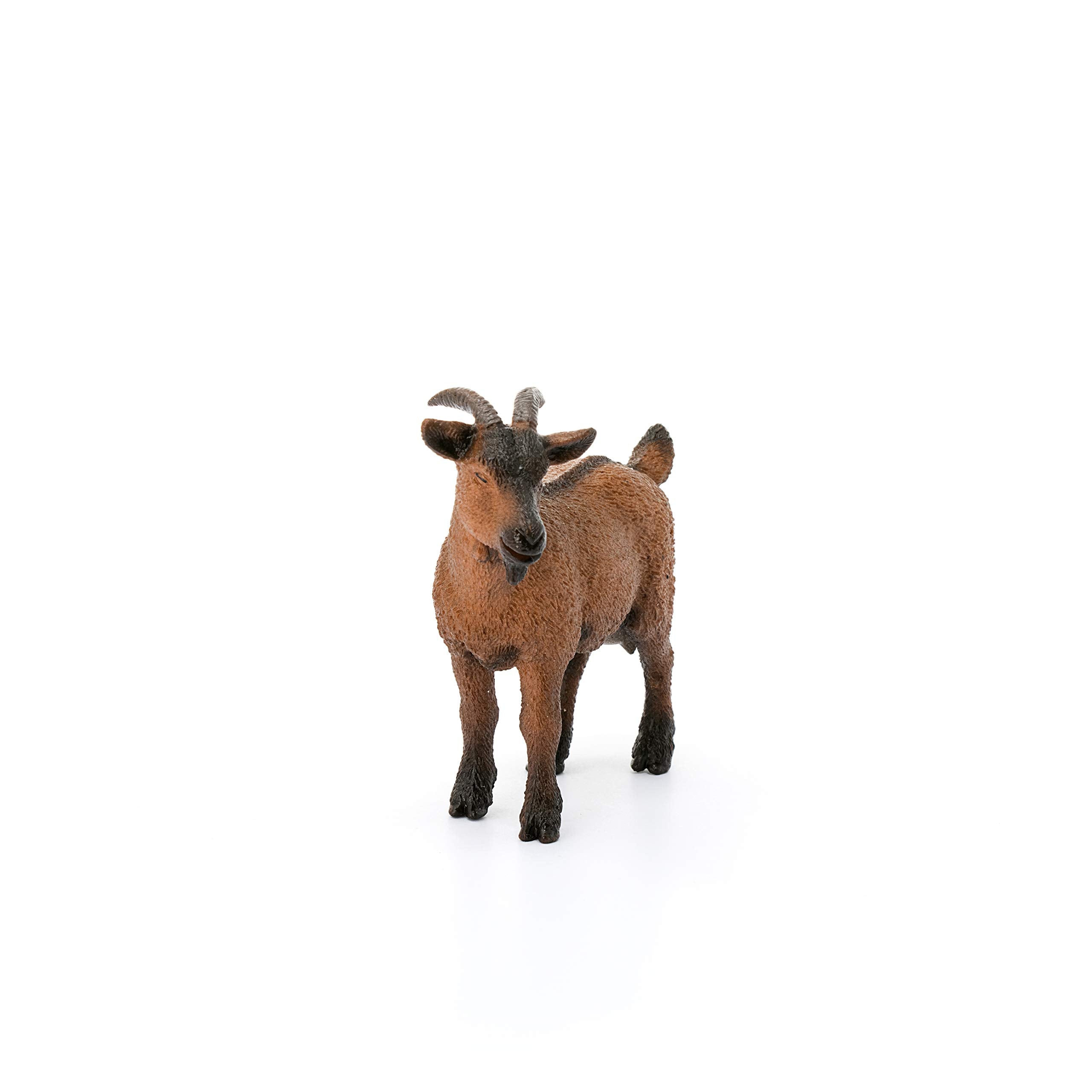 Schleich Goat Figurine – Realistic Farm Animal Toy for Kids Ages 3-8
