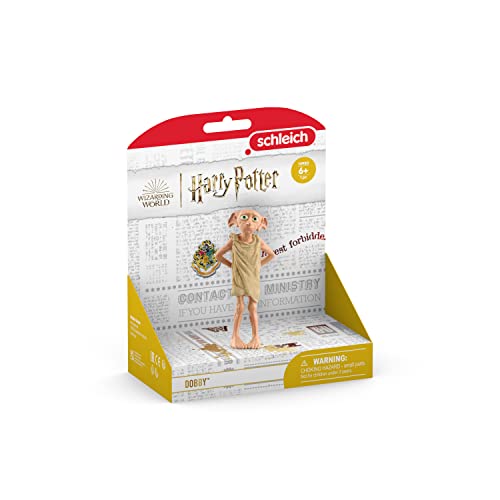 Schleich Harry Potter Dobby Figurine - 3-Inch Collectible House-Elf Toy for Ages 6+