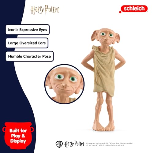 Schleich Harry Potter Dobby Figurine - 3-Inch Collectible House-Elf Toy for Ages 6+