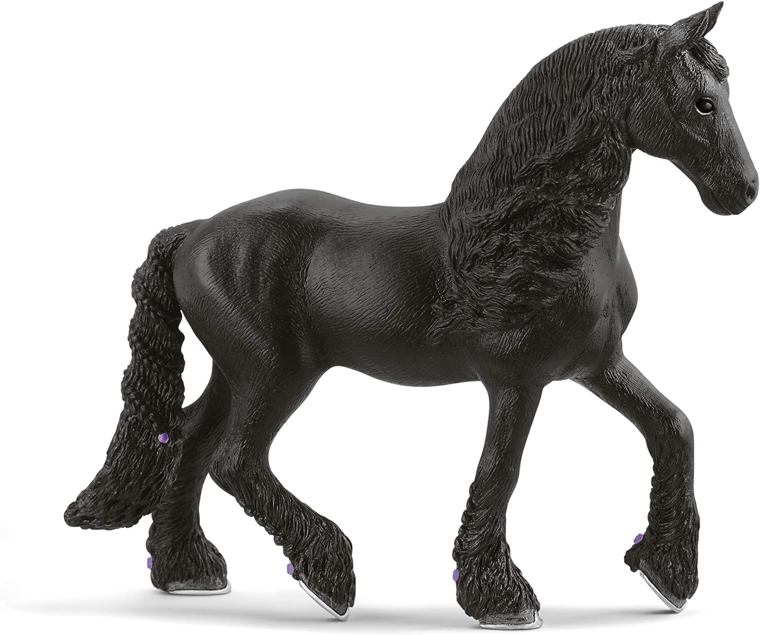 Schleich Horse Club Frisian Mare Toy Figurine – Detailed Braided Mane & Realistic Design, Imaginative Play for Kids Ages 5+