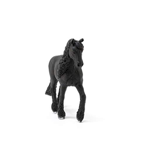 Schleich Horse Club Frisian Mare Toy Figurine – Detailed Braided Mane & Realistic Design, Imaginative Play for Kids Ages 5+