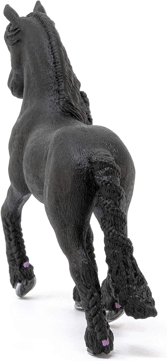 Schleich Horse Club Frisian Mare Toy Figurine – Detailed Braided Mane & Realistic Design, Imaginative Play for Kids Ages 5+