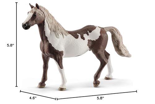 Schleich Horse Club Paint Horse Gelding Figurine – Realistic Detailed Toy for Kids Ages 5+