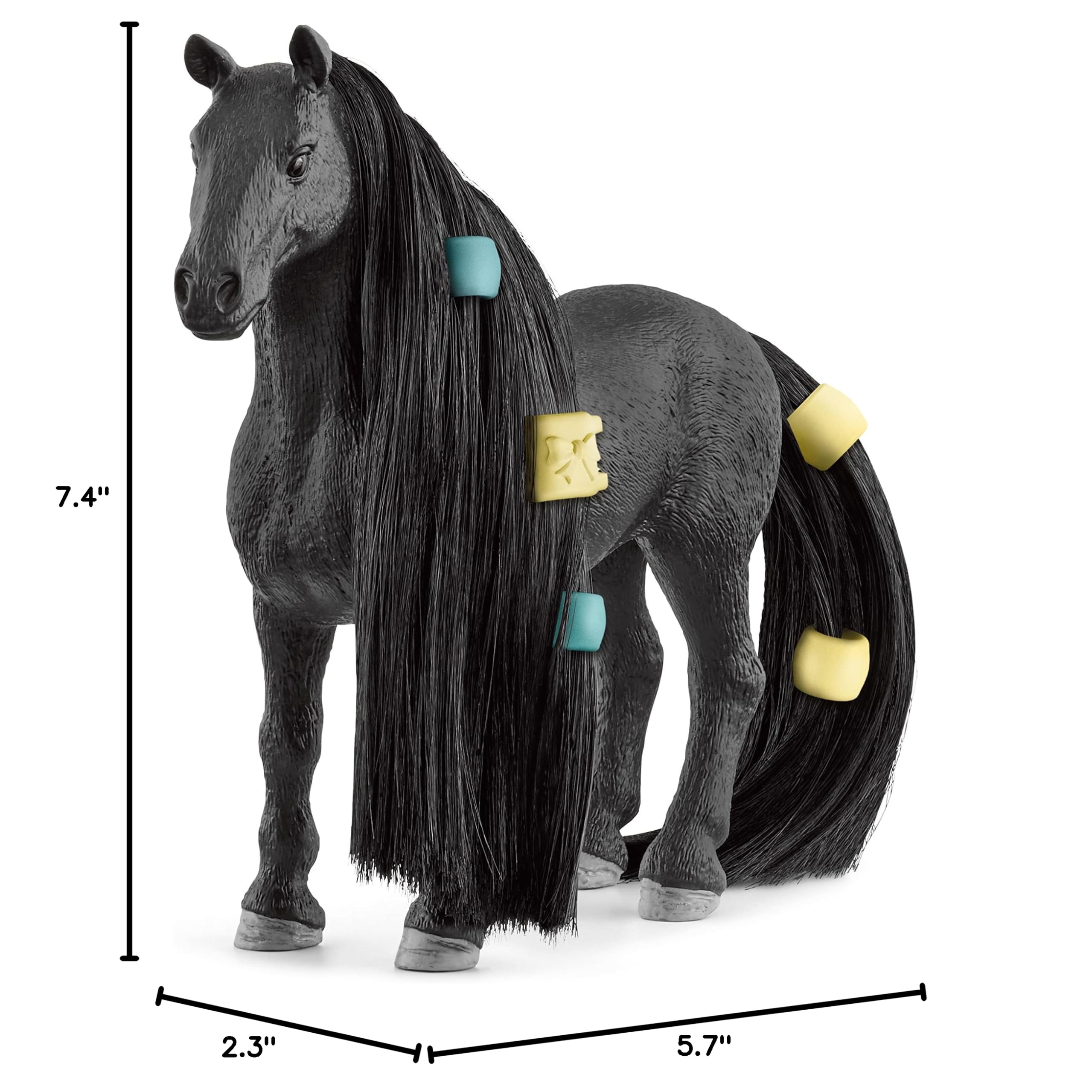 Schleich Horse Club Sofia's Beauties Criollo Definitivo Mare 14-Piece Playset with Brushable Hair and Grooming Accessories