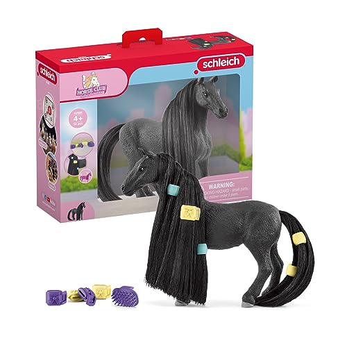 Schleich Horse Club Sofia's Beauties Criollo Definitivo Mare 14-Piece Playset with Brushable Hair and Grooming Accessories