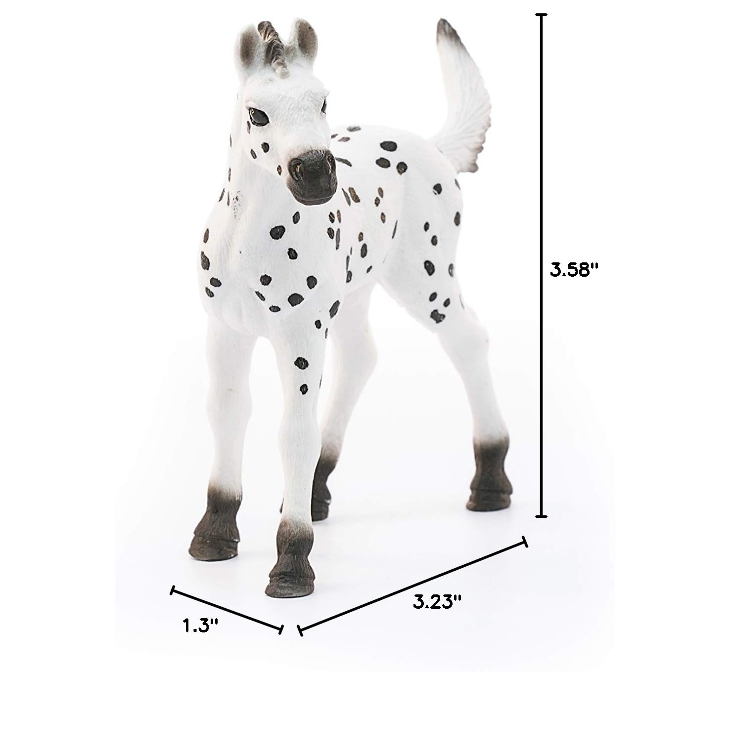 Schleich Knabstrupper Foal - Realistic Spotted Horse Toy Figurine for Kids Ages 5+