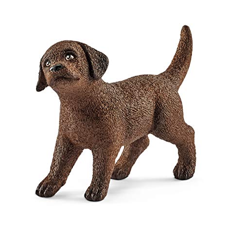Schleich Labrador Retriever Puppy Figurine – Realistic Farm Animal Toy for Kids Ages 3+