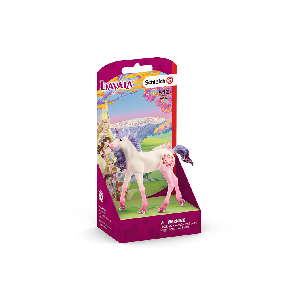 Schleich Mandala Unicorn Foal – Pink and Purple Unicorn Toy Figurine for Kids Ages 5+