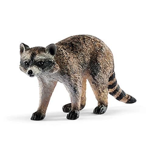Schleich Raccoon Figurine – Realistic Wild Life Toy for Kids Ages 3+