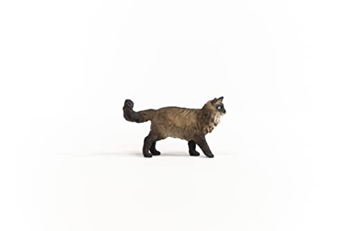 Schleich Ragdoll Cat Figurine – Realistic Farm World Toy for Kids Ages 3+