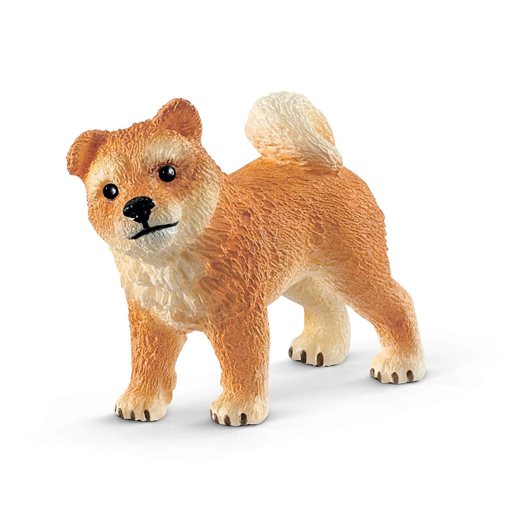 Schleich Shiba Inu Mother and Puppy – 4-Piece Figurine Set for Imaginative Play, Ages 3+