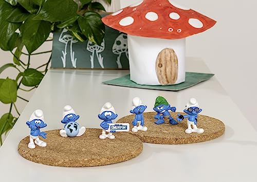 Schleich Smurfs Dimwitty Smurf Figure - Retro Collectible Toy Figurine
