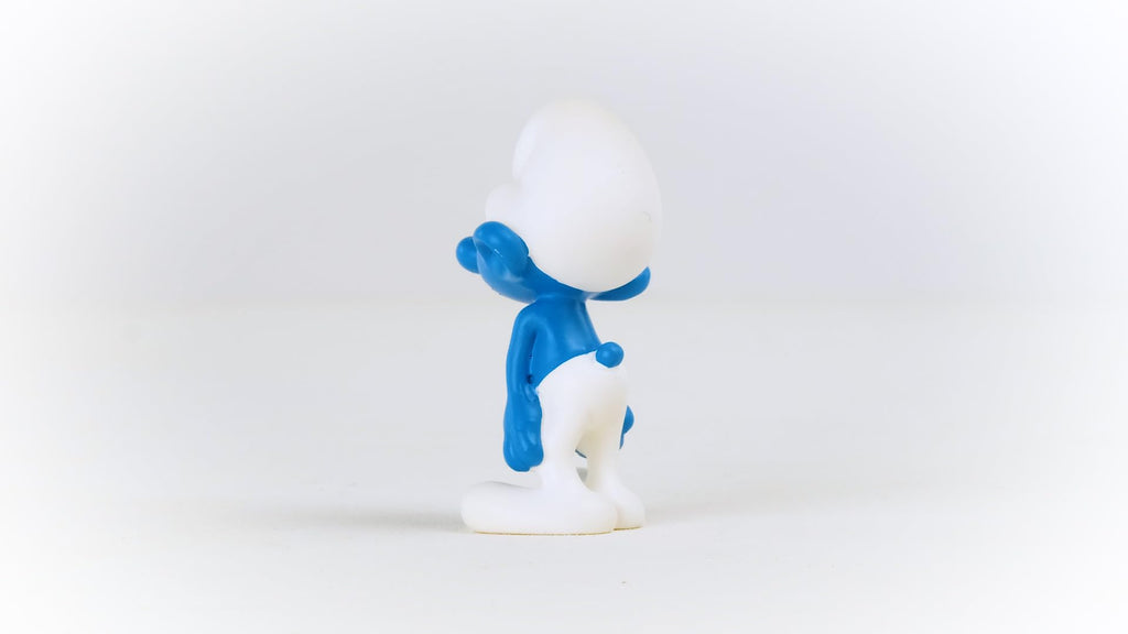Schleich Smurfs Dimwitty Smurf Figure - Retro Collectible Toy Figurine
