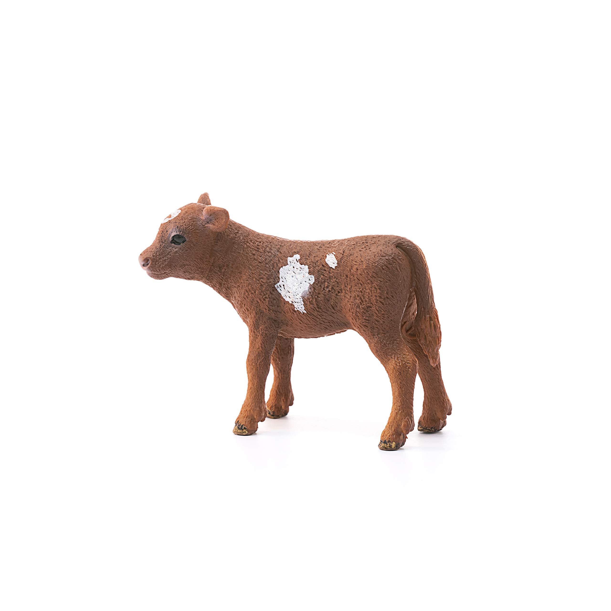 Schleich Texas Longhorn Calf – Realistic Farm Animal Toy Figurine for Kids Ages 3+