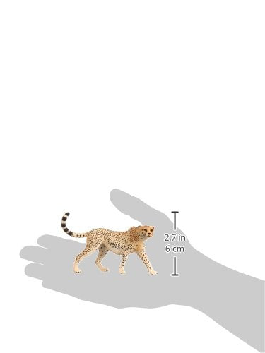 Schleich Wild Life Female Cheetah Figurine – Realistic, Durable, and Hand-Painted Toy for Kids Ages 3+