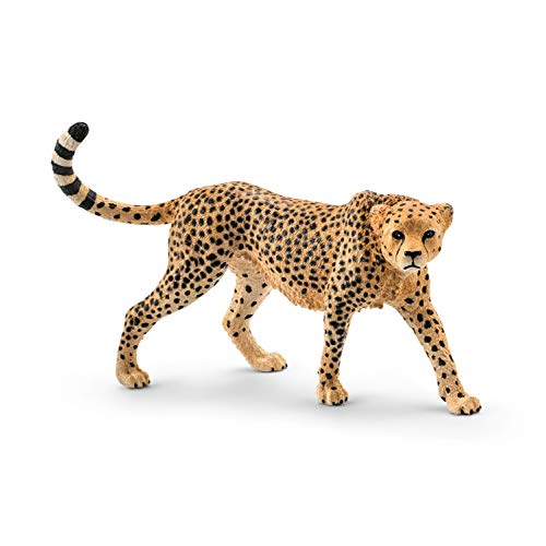 Schleich Wild Life Female Cheetah Figurine – Realistic, Durable, and Hand-Painted Toy for Kids Ages 3+