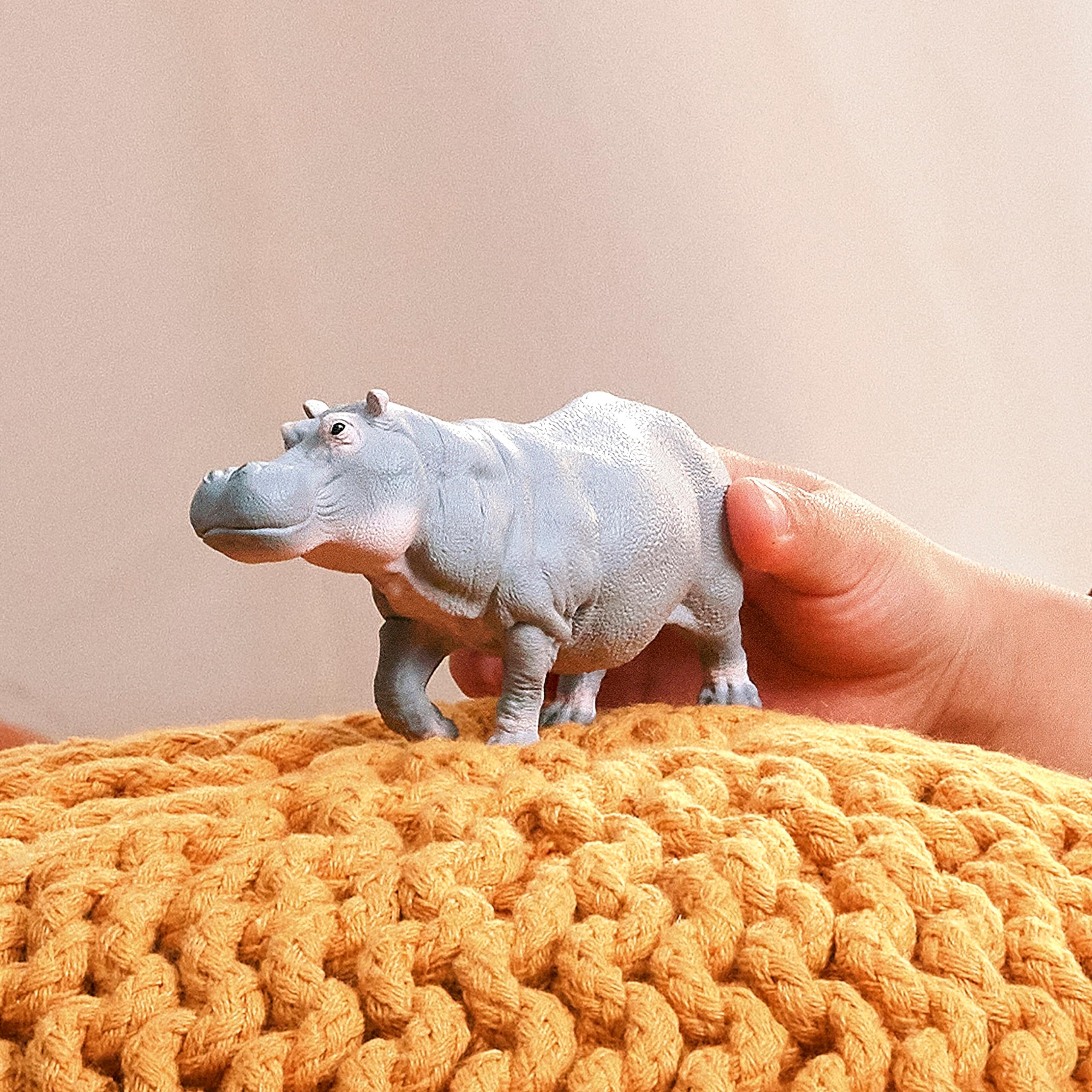Schleich Wild Life Hippopotamus 14938 – Realistic African River Animal Figurine for Imaginative Play