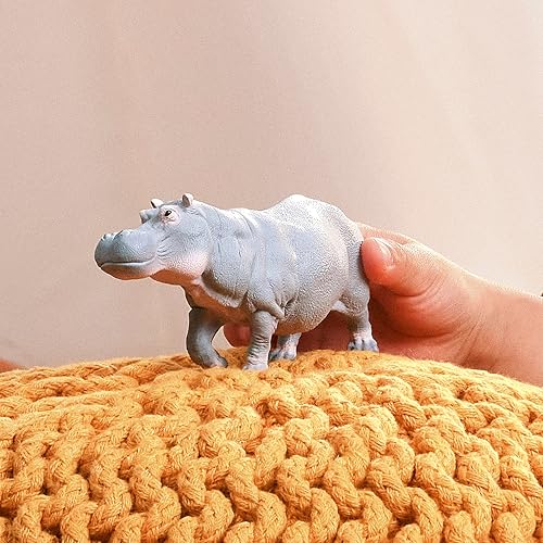 Schleich Wild Life Hippopotamus 14938 – Realistic African River Animal Figurine for Imaginative Play