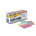School Specialty Blank Flash Cards Dispenser Box – 1000 Unruled Cards, 2x3 Inches, Assorted Colors