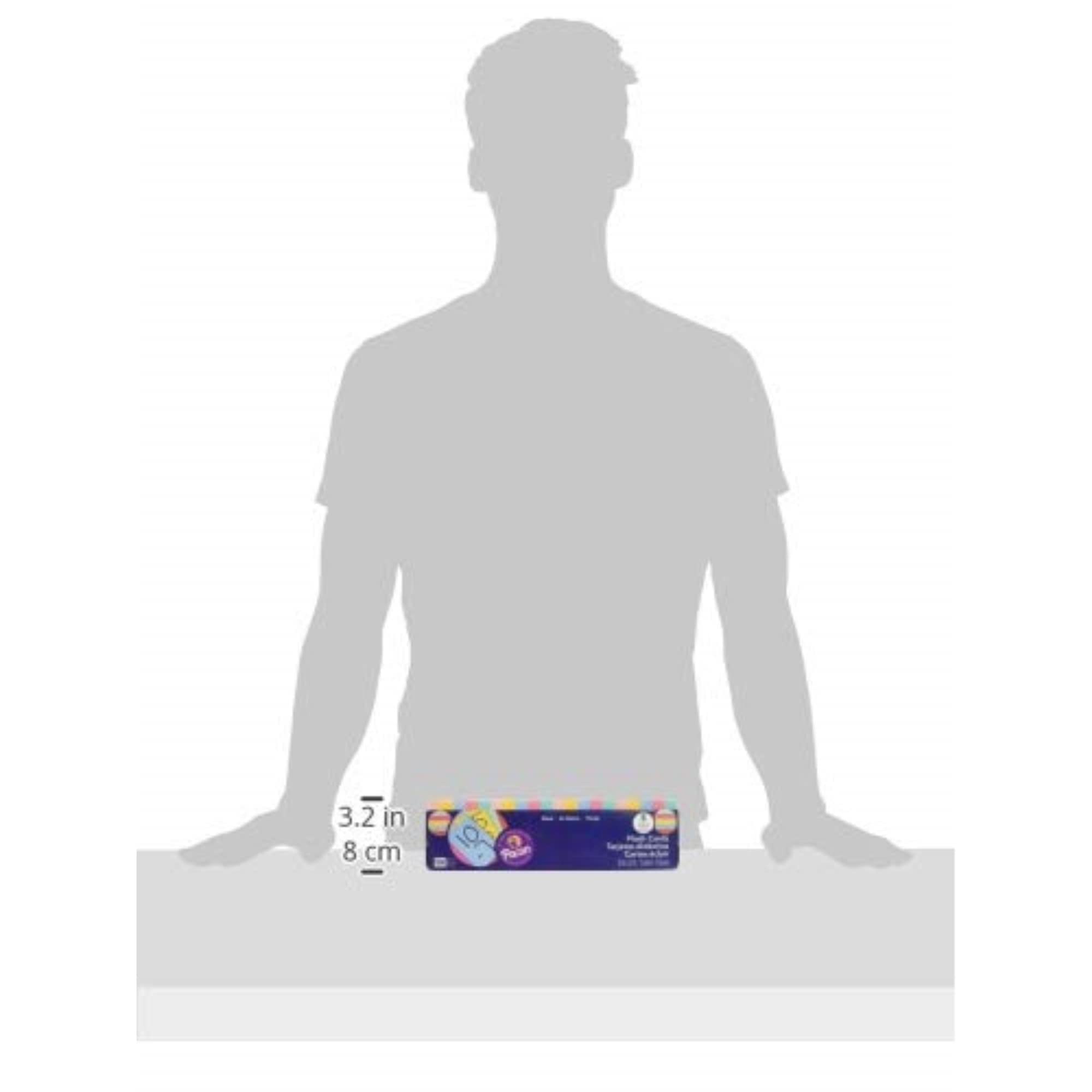 School Specialty Blank Flash Cards Dispenser Box – 1000 Unruled Cards, 2x3 Inches, Assorted Colors