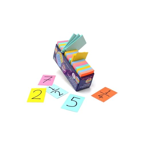 School Specialty Blank Flash Cards Dispenser Box – 1000 Unruled Cards, 2x3 Inches, Assorted Colors