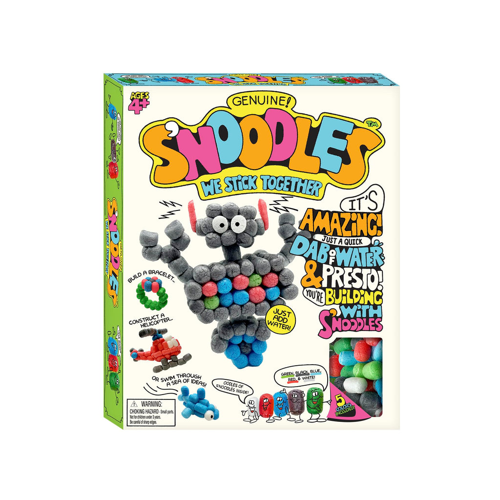Schylling S'Noodles Creative Building Craft Kit – 210 Biodegradable Noodles, Ages 4+