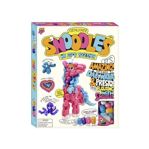 Schylling S'Noodles Creative Building Craft Kit – 210 Piece, Just Add Water, Ages 4+