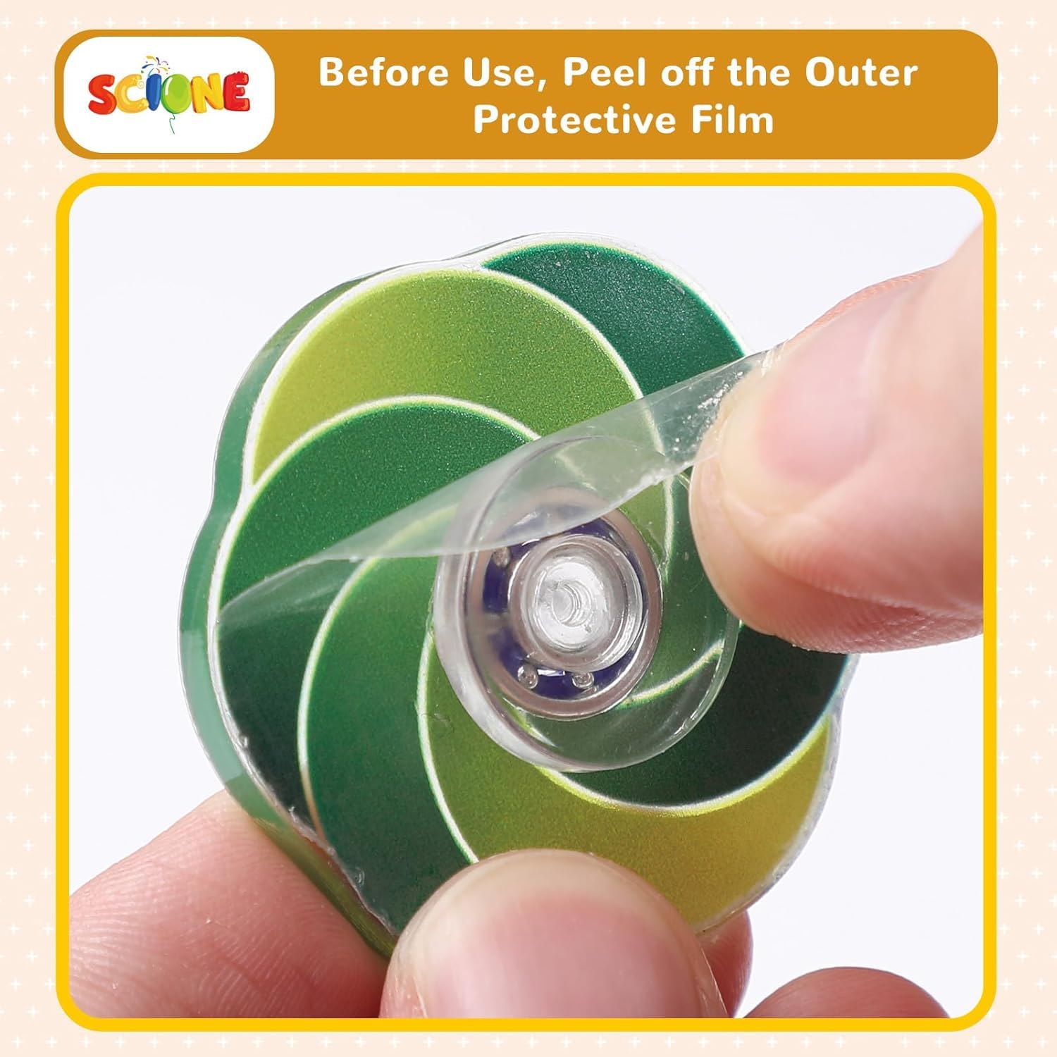 SCIONE 24-Pack Mini Fidget Spinner Toys - Rainbow Party Favors for Kids, Goodie Bag Stuffers, Classroom Prizes