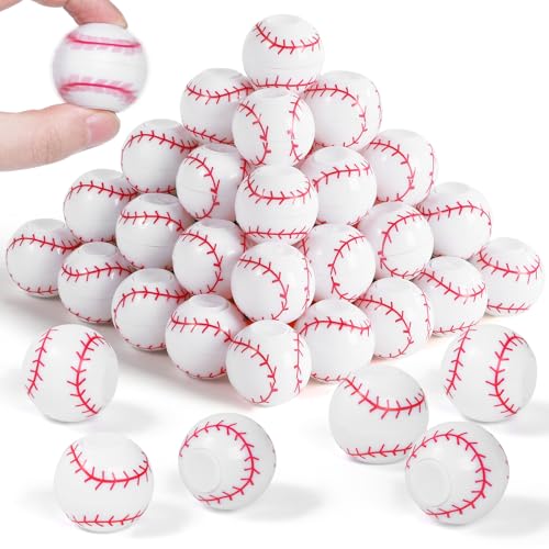 SCIONE 36 Pack Baseball Fidget Spinners – Mini Bulk Party Favors for Kids, Stress Relief Toys