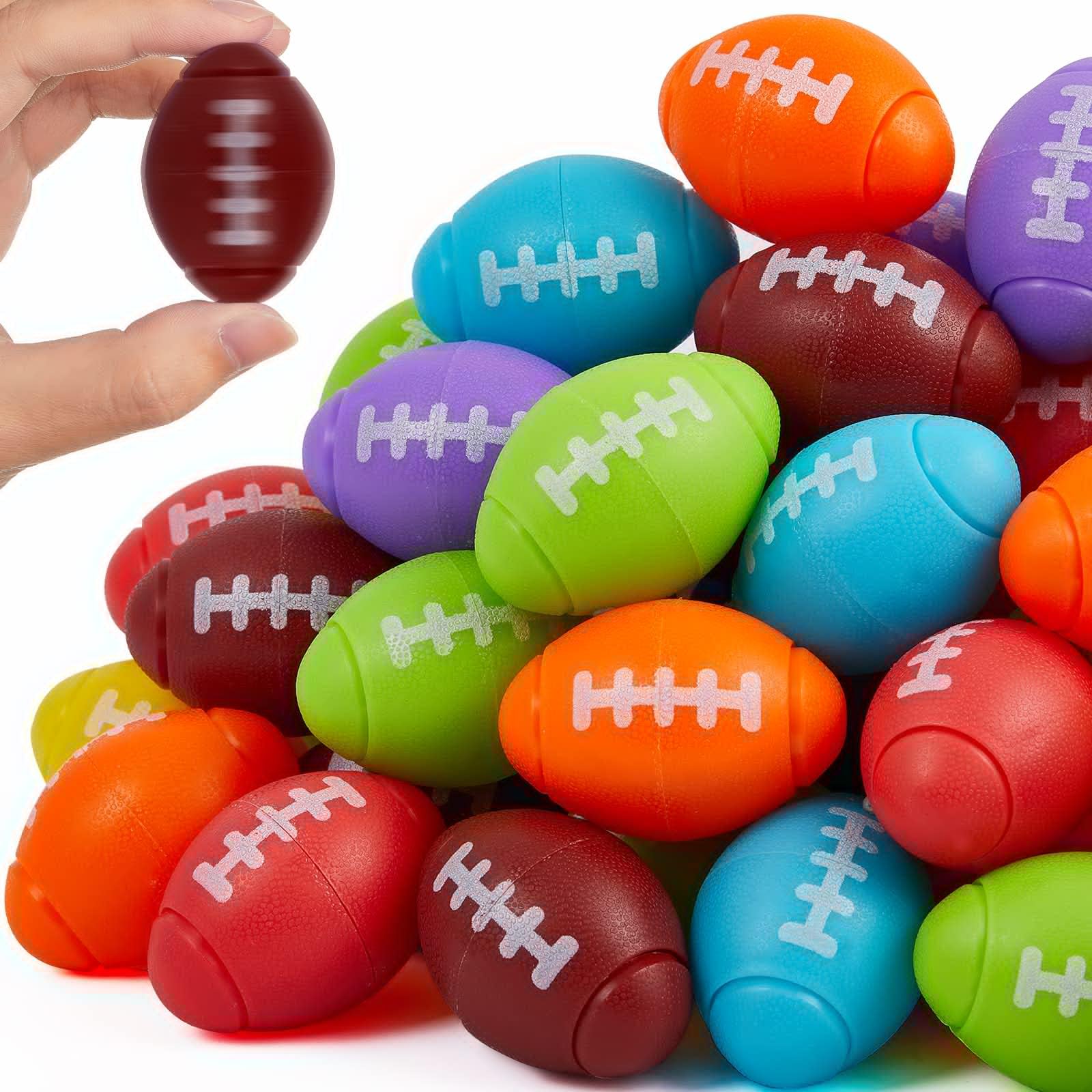 SCIONE 36-Pack Football Fidget Spinners – Party Favors for Kids 4-12