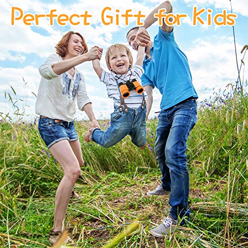 Scotamalone Kids Binoculars – Shock Proof 4x30 Toy Binocular Set for Ages 3-12, Bird Watching & Outdoor Exploration
