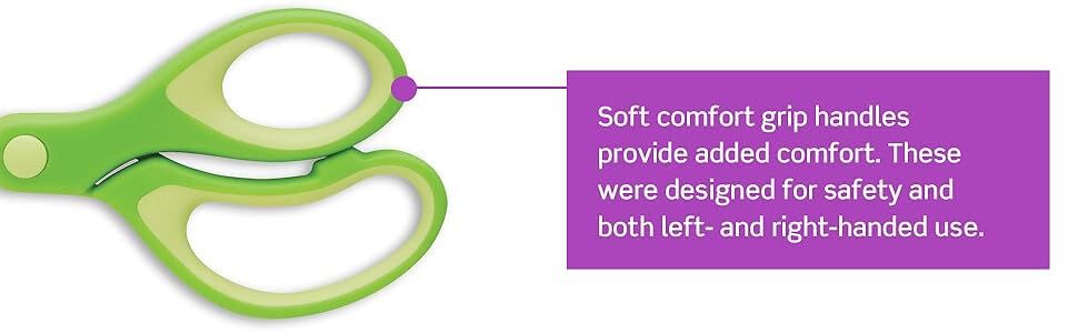Scotch Purple Blunt Tip Scissors 12-Pack for Kids Ages 4+ | Soft Grip Classroom Pack