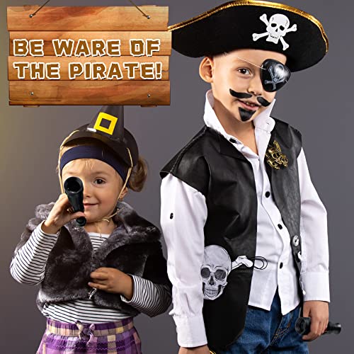 Seenelling 30-Piece Mini Plastic Pirate Telescopes Bulk Party Favors for Halloween and Birthday Themes