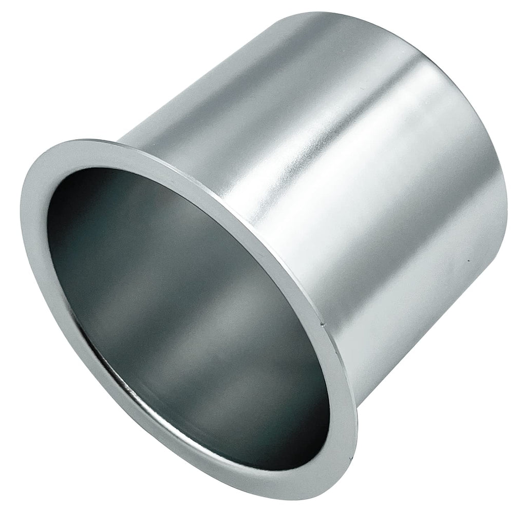 SEETOOOGAMES Jumbo Aluminum Drop-in Poker Table Cup Holder Inserts (Pack of 2, Silver)