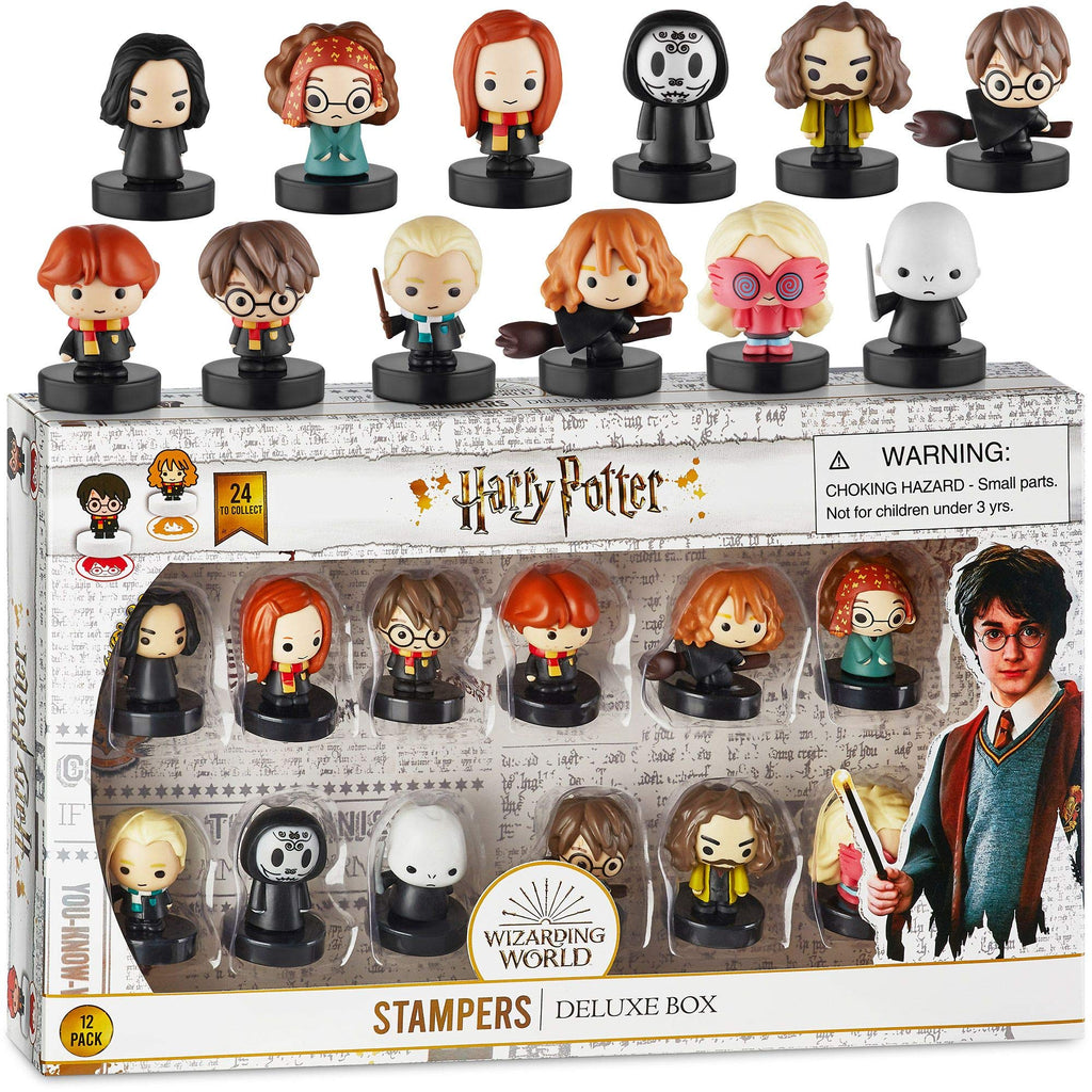 Selbstfärbende Harry Potter-Stempel, Set mit 12 Stück – Figuren zum Stempeln und Dekorieren von PMI, 6,4 cm hoch
