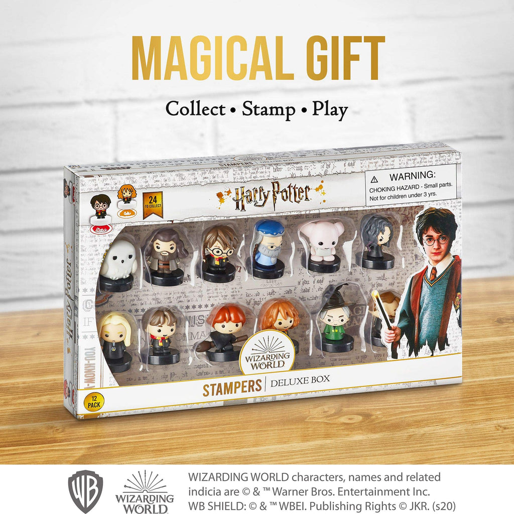 Selbstfärbende Harry Potter-Stempel, Set mit 12 Stück – Figuren zum Stempeln und Dekorieren von PMI, 6,4 cm hoch