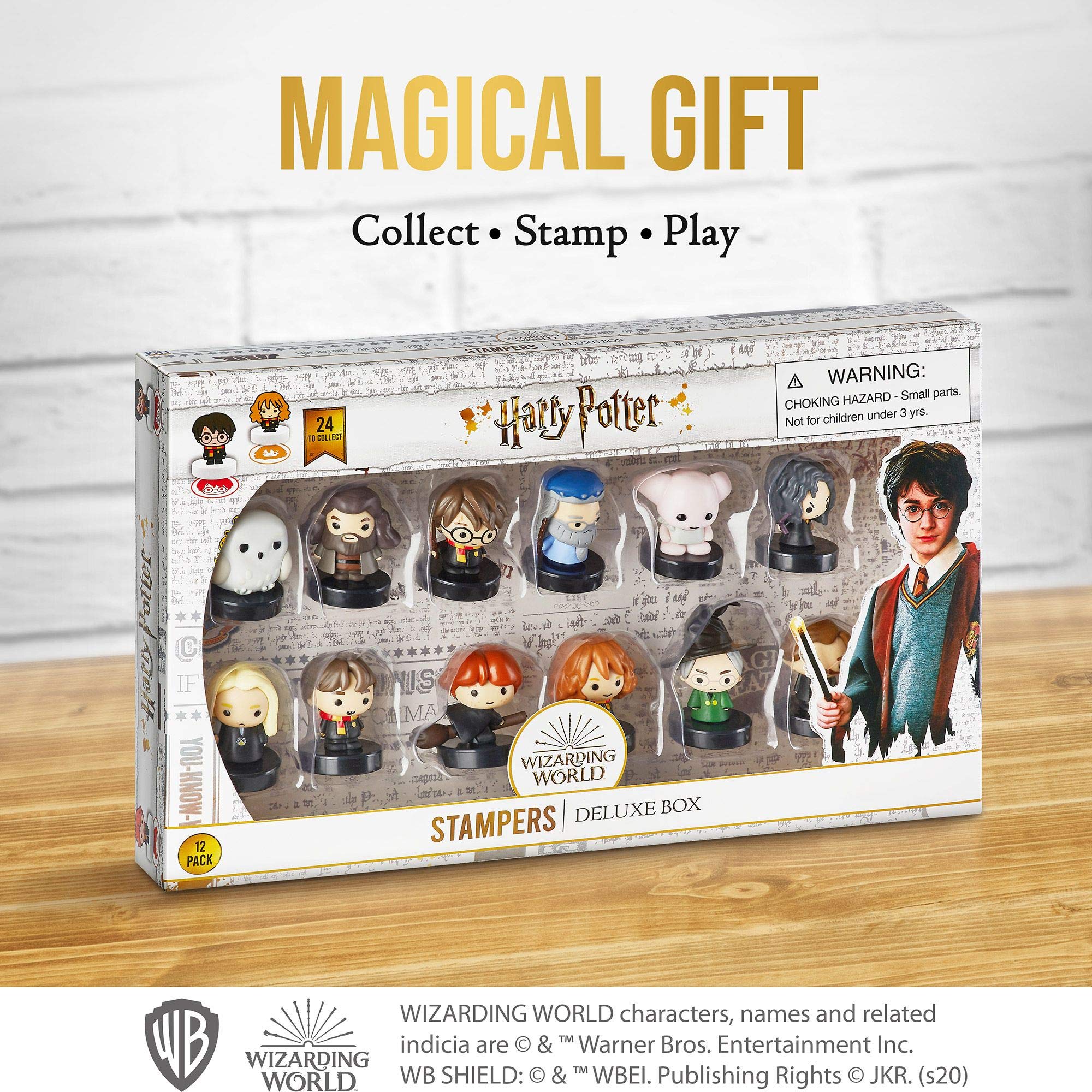 Selbstfärbende Harry Potter-Stempel, Set mit 12 Stück – Figuren zum Stempeln und Dekorieren von PMI, 6,4 cm hoch