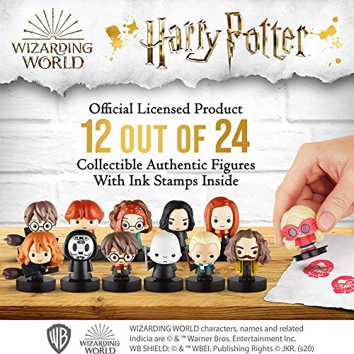 Selbstfärbende Harry Potter-Stempel, Set mit 12 Stück – Figuren zum Stempeln und Dekorieren von PMI, 6,4 cm hoch