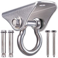SELEWARE Heavy Duty Stainless Steel Swing Hanger – Ceiling Mount for Porch Swing, Hammock Chair, Heavy Bag, Yoga Silk – 1000 lbs Capacity