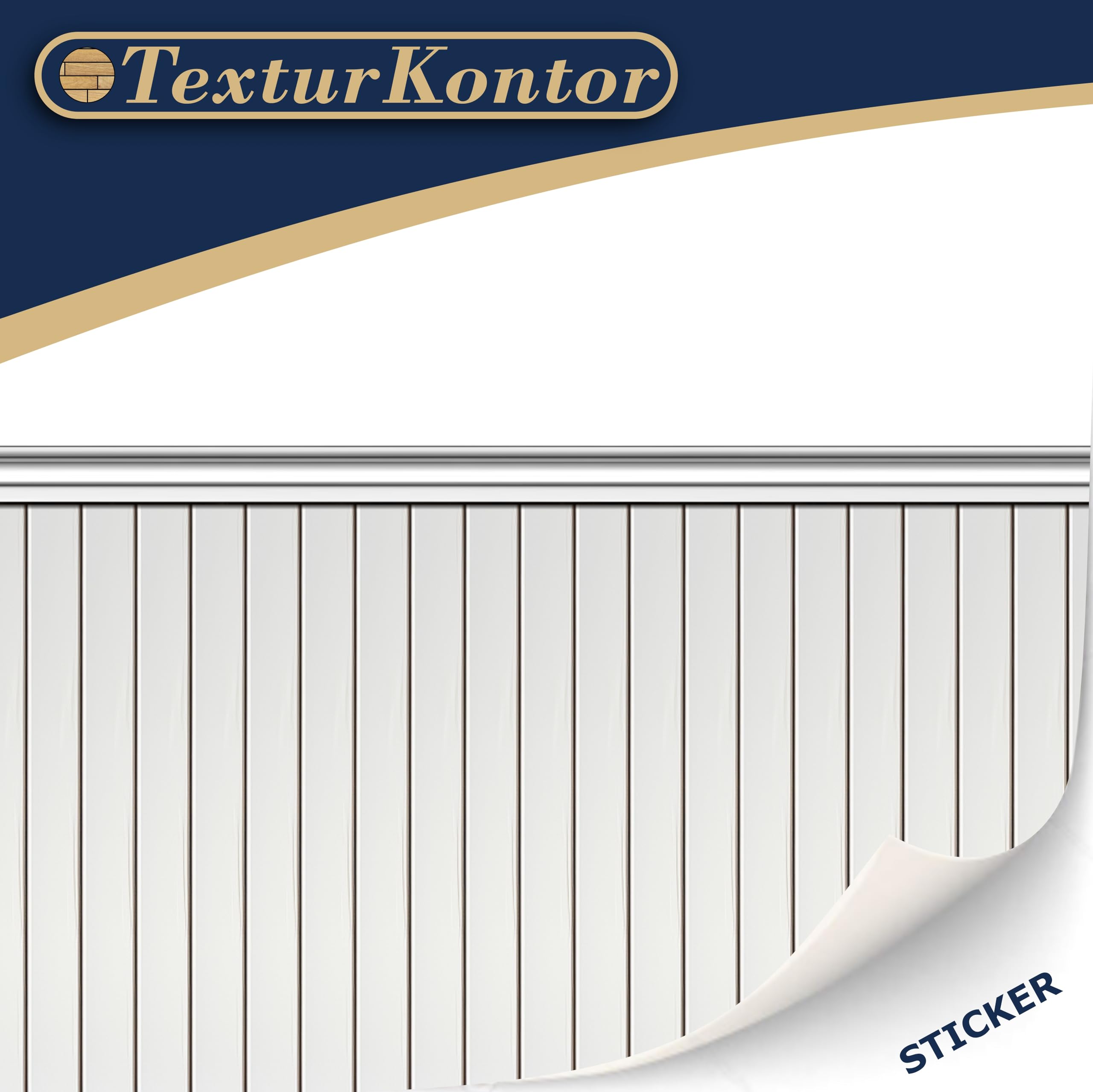 Self-Adhesive Wall Cladding for 1:12 Scale Dollhouses – 3 Sheets of Wood Paneled Blank Print