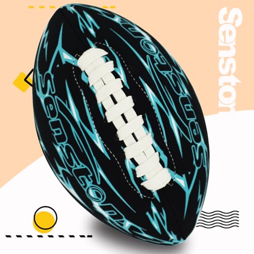 Senston 9.25" Waterproof Neoprene Pool Football – Includes Pump & Needle