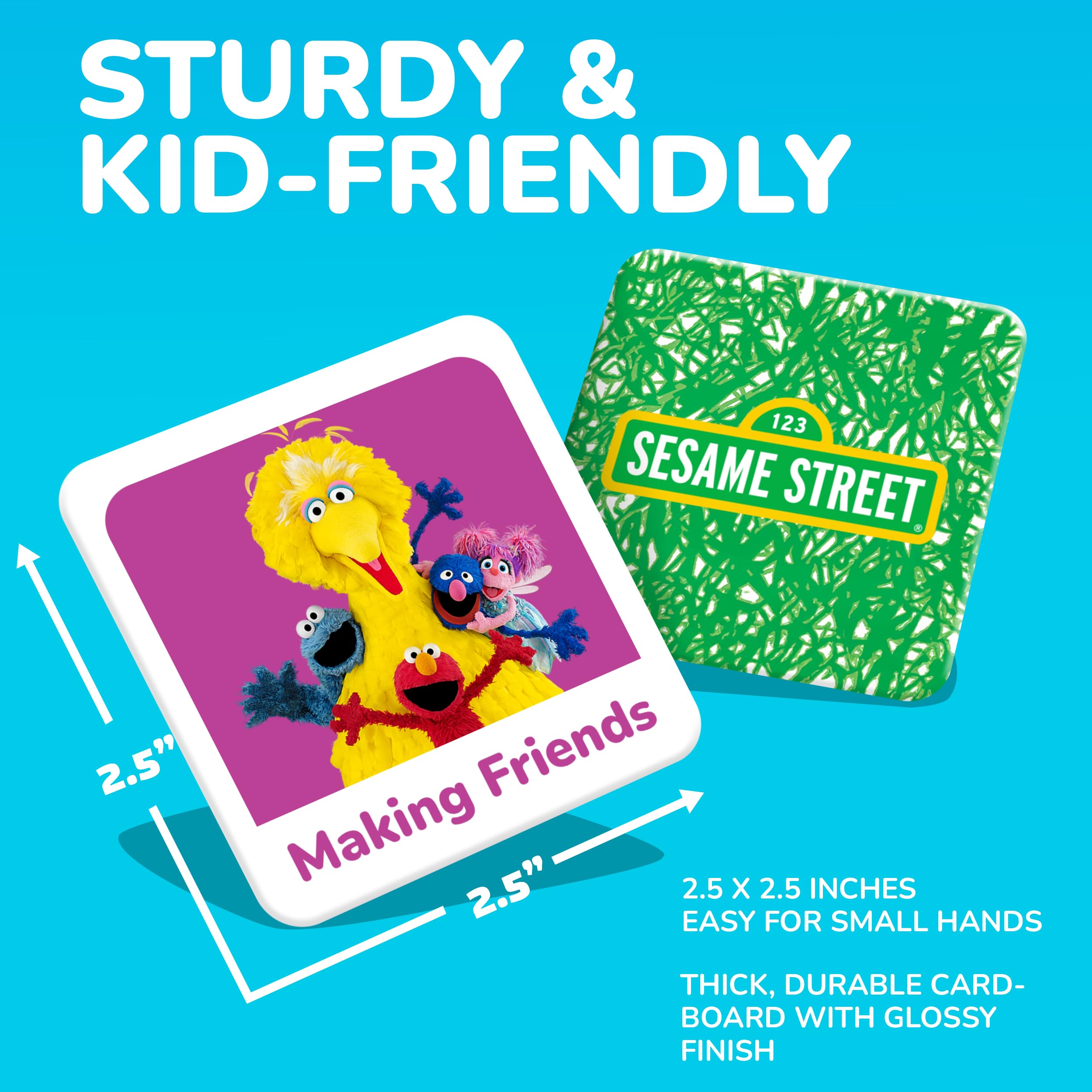 Sesame Street Matching Game by MasterPieces – Fun Memory Card Game for Kids Ages 3+