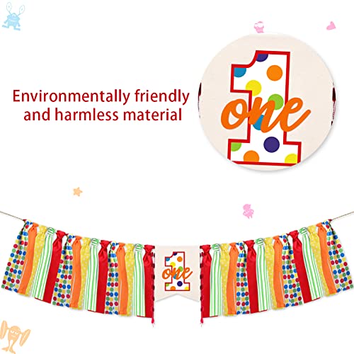 Sesame Street Red Burlap First Birthday High Chair Banner 200cm Long