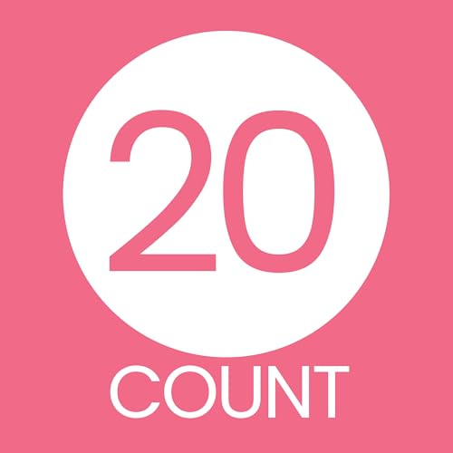 Set of 20 Pink & Gold Water Bottle Labels for 13th Birthday – Waterproof Vinyl Stickers by DISTINCTIVS