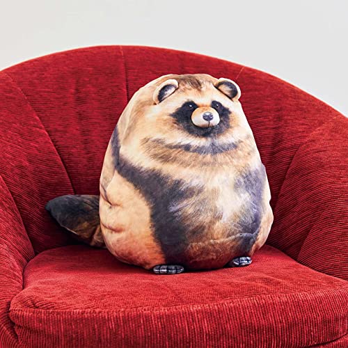 Sew Butiful 10-Inch Raccoon Plush – Soft Stuffed Animal Pillow, Cute Plushies for Kids & Adults