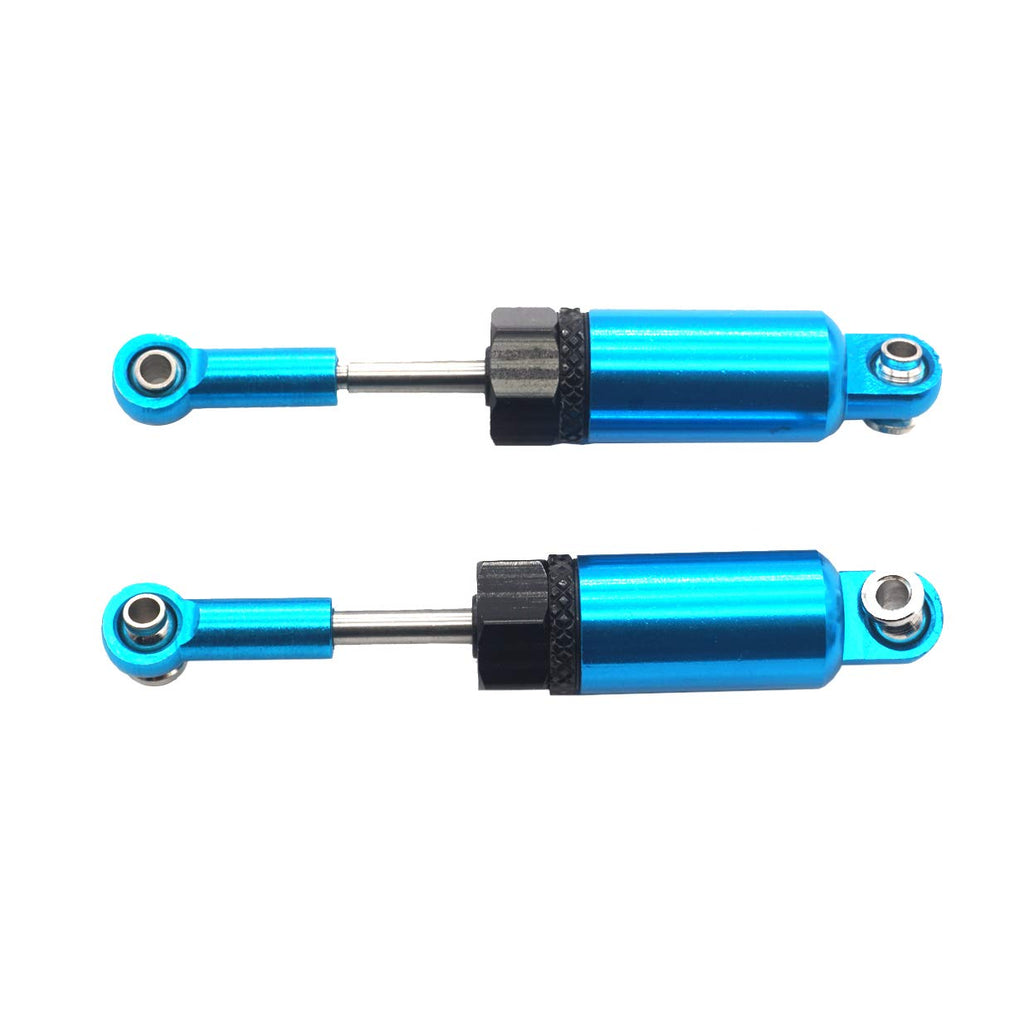 Share Goo 4-Pack Blue Aluminum Shock Absorbers for WPL 1/16 C14 C24 RC Crawler Upgrade