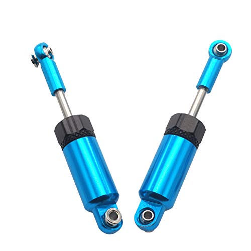 Share Goo 4-Pack Blue Aluminum Shock Absorbers for WPL 1/16 C14 C24 RC Crawler Upgrade