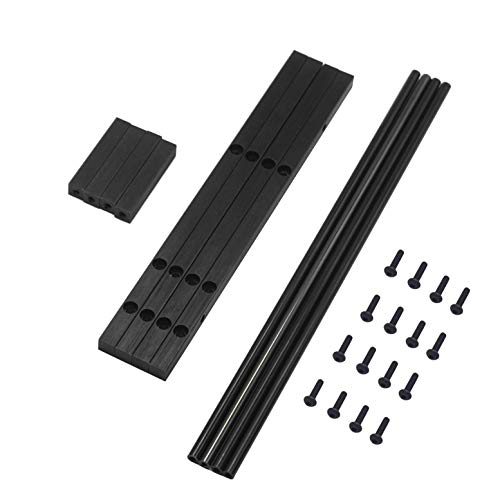 Share Goo Metal Tire Rack for 1/10 RC Crawler - Holds 1.9 or 2.2 Inch Wheels - Black
