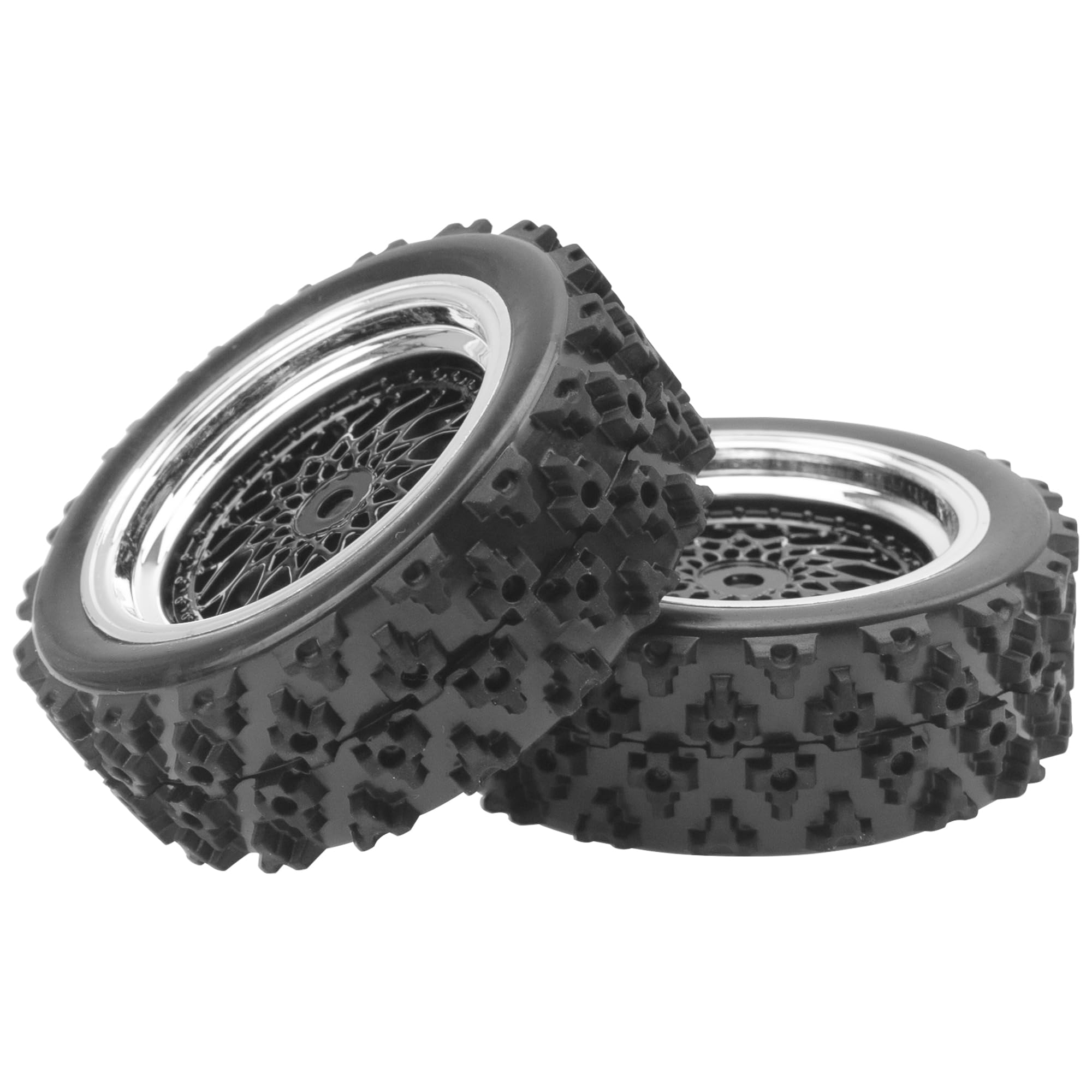 ShareGoo 1/10 RC On-Road Tires and Wheels, 12mm Hex, 72mm/66mm OD for Tamiya TT01 TT02 Kyosho Traxxas